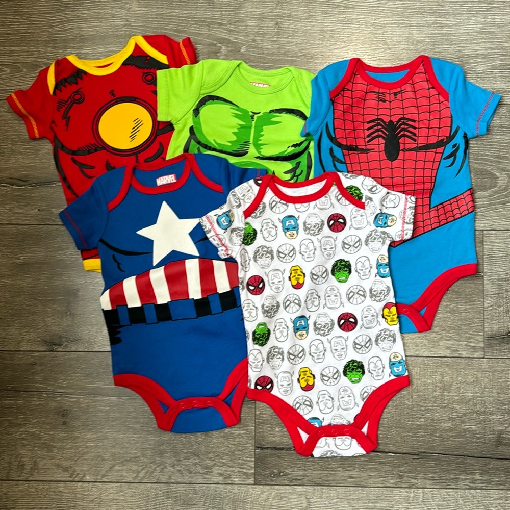 Marvel onesies bundle